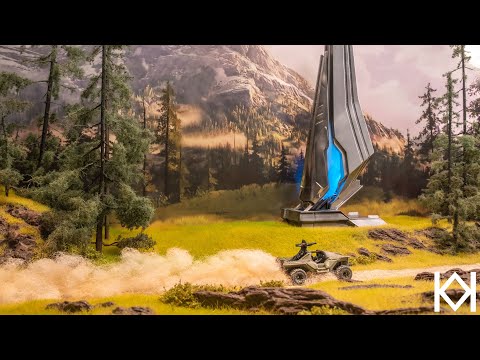 Halo Infinite Diorama with Ultra Realistic Scenery