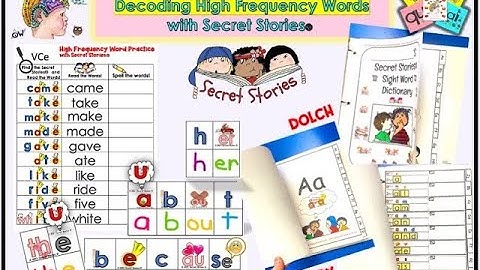 Decoding Sight Words with Phonics Secrets | Secret Stories® Science of Reading Based Instruction