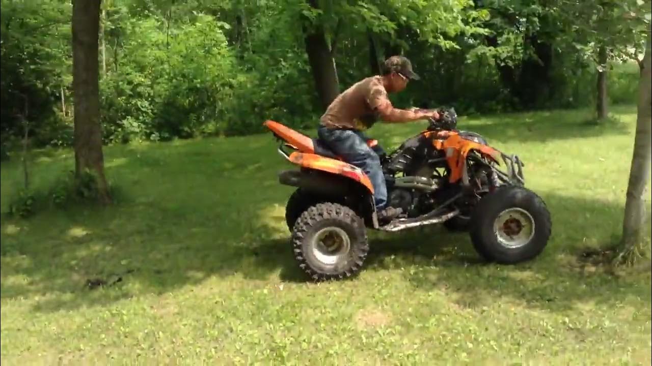 Polaris Predator 500 wheelies YouTube