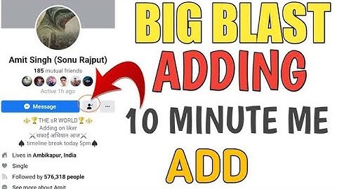 100% Add Fix Amit Singh🏆 (Sonu Rajput ) Amit Singh ko kaise add kare | working trick aashan tarika😱