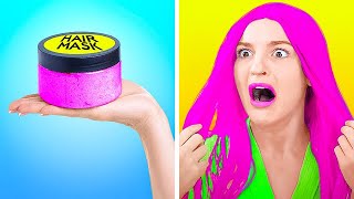 BEAUTY HACKS TO BECOME POPULAR ||First to Finish Art School Wins By 123 GO!GOLD