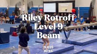 Famous Level 9 Beam Routine - Florida State Championships 🇺🇸 Riley Rotroff 3/22/26 Profile