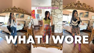 WHAT I WORE! 5 DAYS, 5 OUTFITS @AVintageSplendor