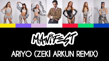 manifest | Arıyo (Zeki Arkun Remix) - Lyrics Music Video (Renk Kodlu)