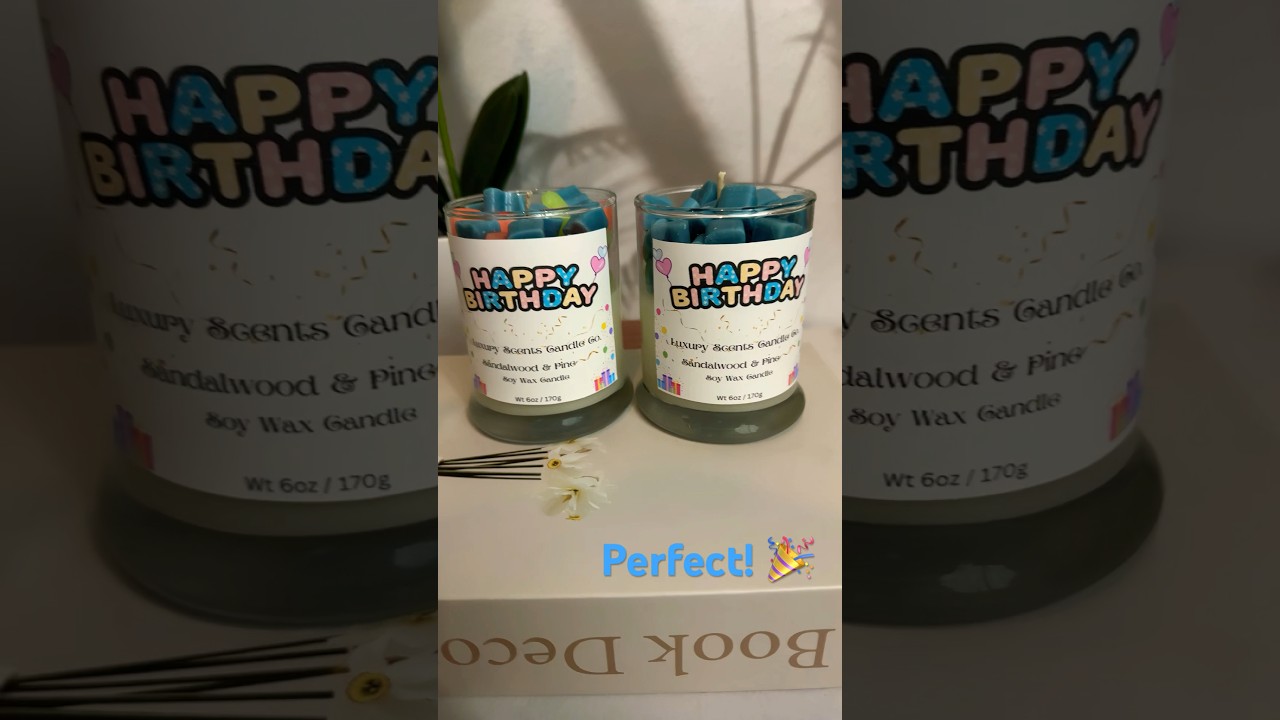 Let’s create custom candle labels for my latest collection. 