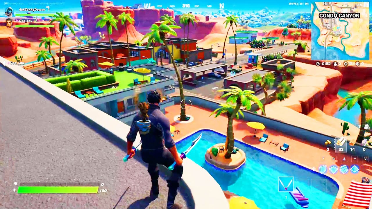 Fortnite Chapter 3 NEW Condo Canyon Map Gameplay Walkthrough YouTube