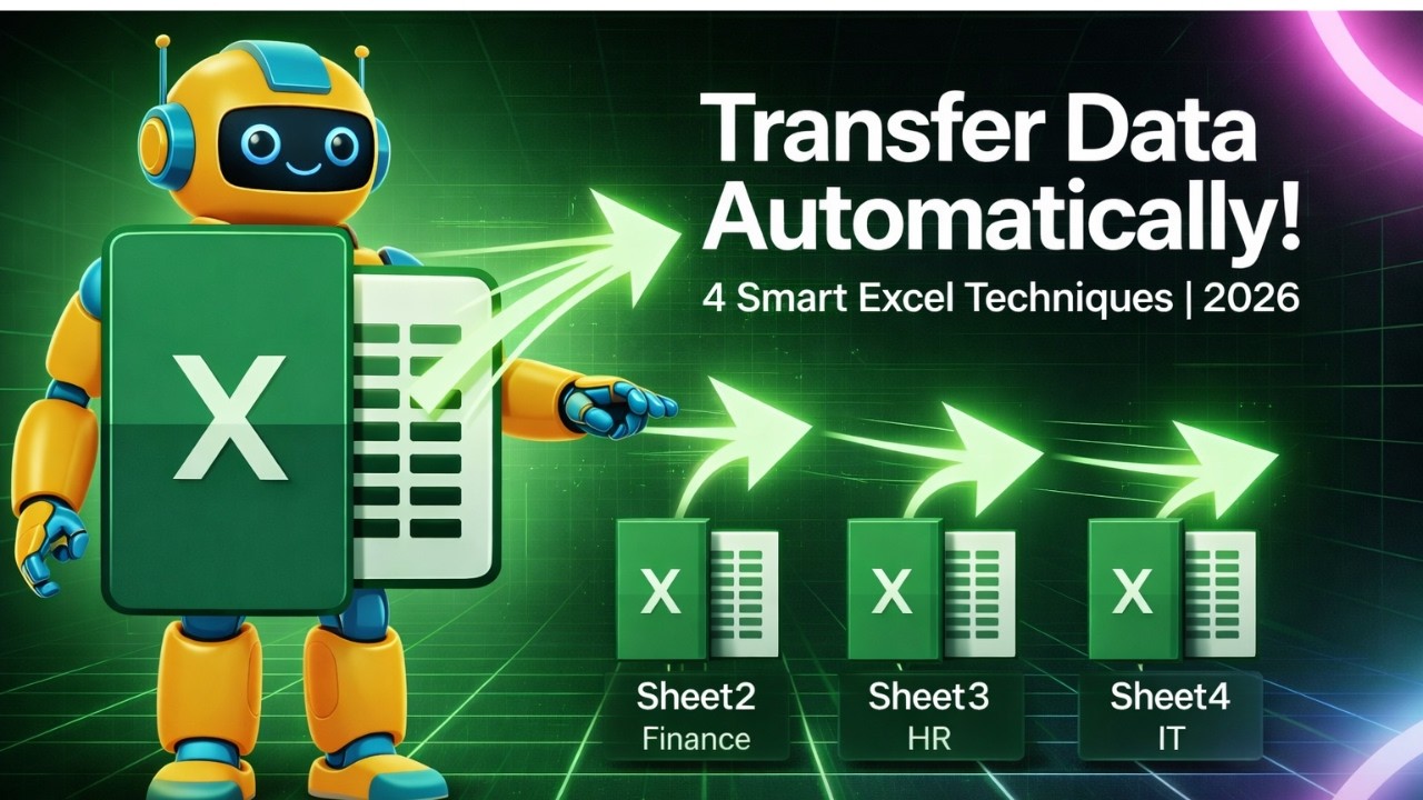 🔥 ChatGPT + Excel Automation | 4 Methods Transfer Data to Multiple ...