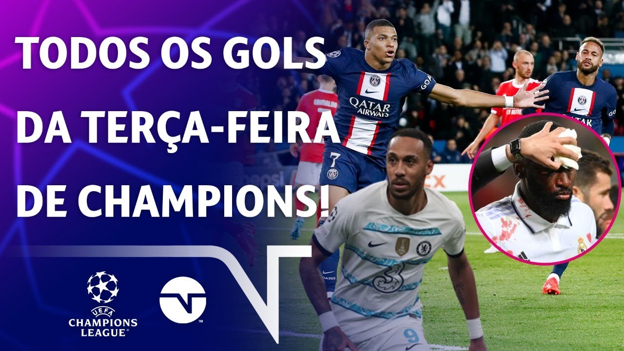 MBAPPÉ MARCA DE PÊNALTI, RÜDIGER SALVA REAL MADRID E TODOS OS GOLS DO SÉTIMO DIA DA CHAMPIONS 22/23