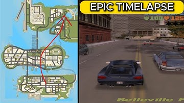 Drive Across the Map Timelapse | GTA 3