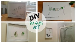 DIY Sea Glass Art