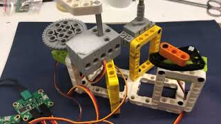 Jason Drives 4 Motors Jacdac LEGO Technic Touch Screen