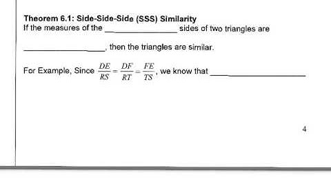 IM2 7.3 Similar Triangles