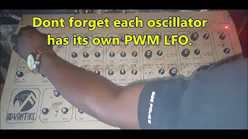 DIY analogue synth project ( Ad-vantage 03M Guide and sound demo Part 2)