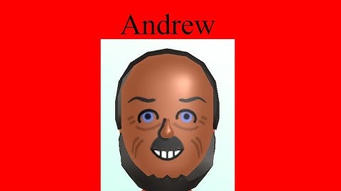 E notes custom Wii Sports Resort CPU Mii Tutorial: Andrew