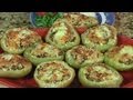 Chayote Relleno-Stuffed Chayote Squash - Puerto Rican