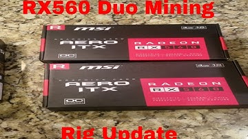 RX 560 Duo Mining Rig Update