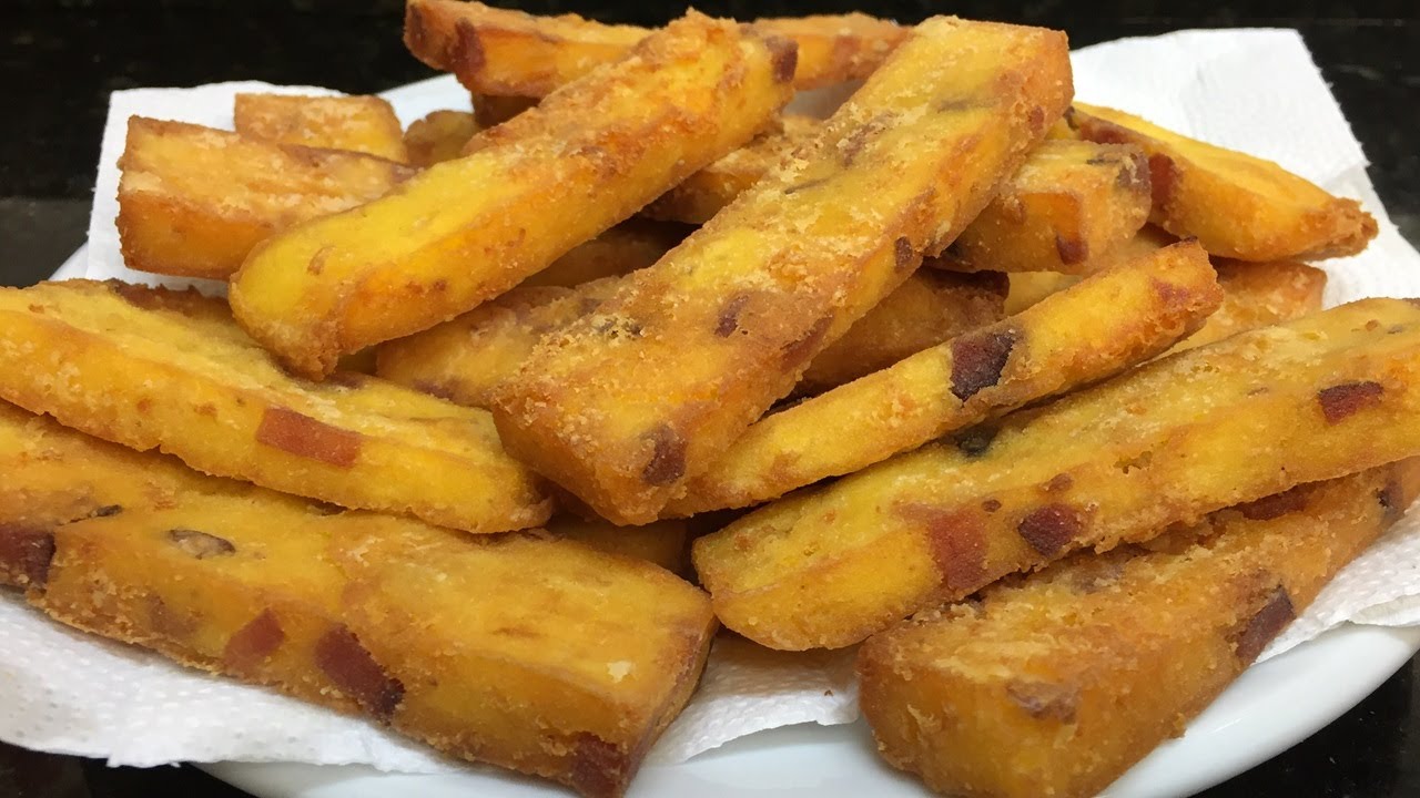 POLENTA FRITA COM BANCO BEM SABOROSA – Receitas da Josi