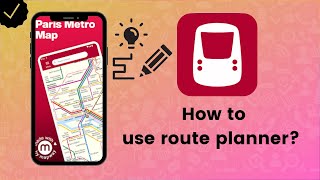 How to use route planner on Paris Metro Map and Routes? screenshot 5