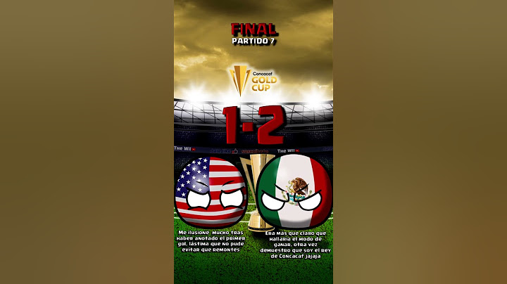 UNITED STATES vs. MEXICO | FINAL | CONCACAF GOLD CUP 2025 #countryballs
