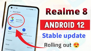 Realme 8 android 12 stable update rolling out. Realme 8 android 12 C.05 update. Calling issue fix 🔥