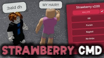 StrawberryCMD FE Script Hub Showcase - ROBLOX EXPLOITING