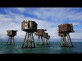 【Drone Japan】4K マンセル要塞(レッドサンズ要塞) 廃墟 ドローン空撮, イギリス -Maunsell(Red Sands) Forts Remains Aerial, UK.