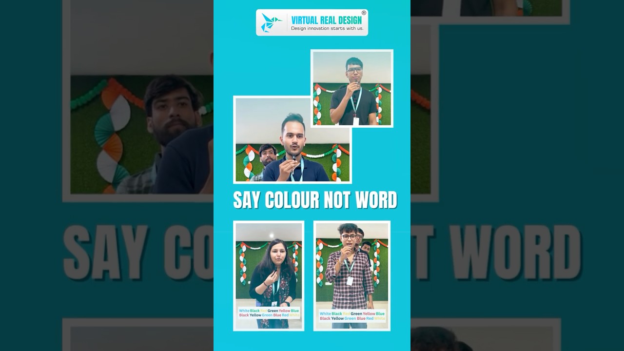 Say the COLOR, Not the WORD Challenge