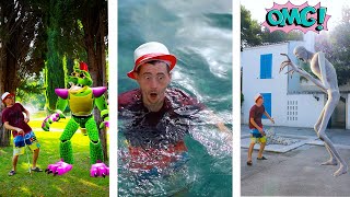 Siren Pop It Head, Pacman Game Over, Huggy Wuggy Funny Challenge / Compilation #shorts