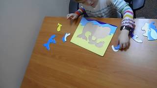 Problem Solving Skills: 5 year old with puzzle