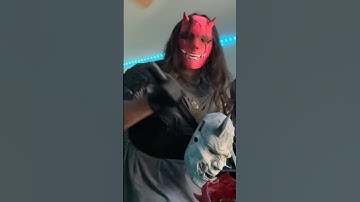 Full Hannya Mask Sculpted in Zbrush printed on the new AnyCubic Kobra 2 - #anycubic #anycubickobra2