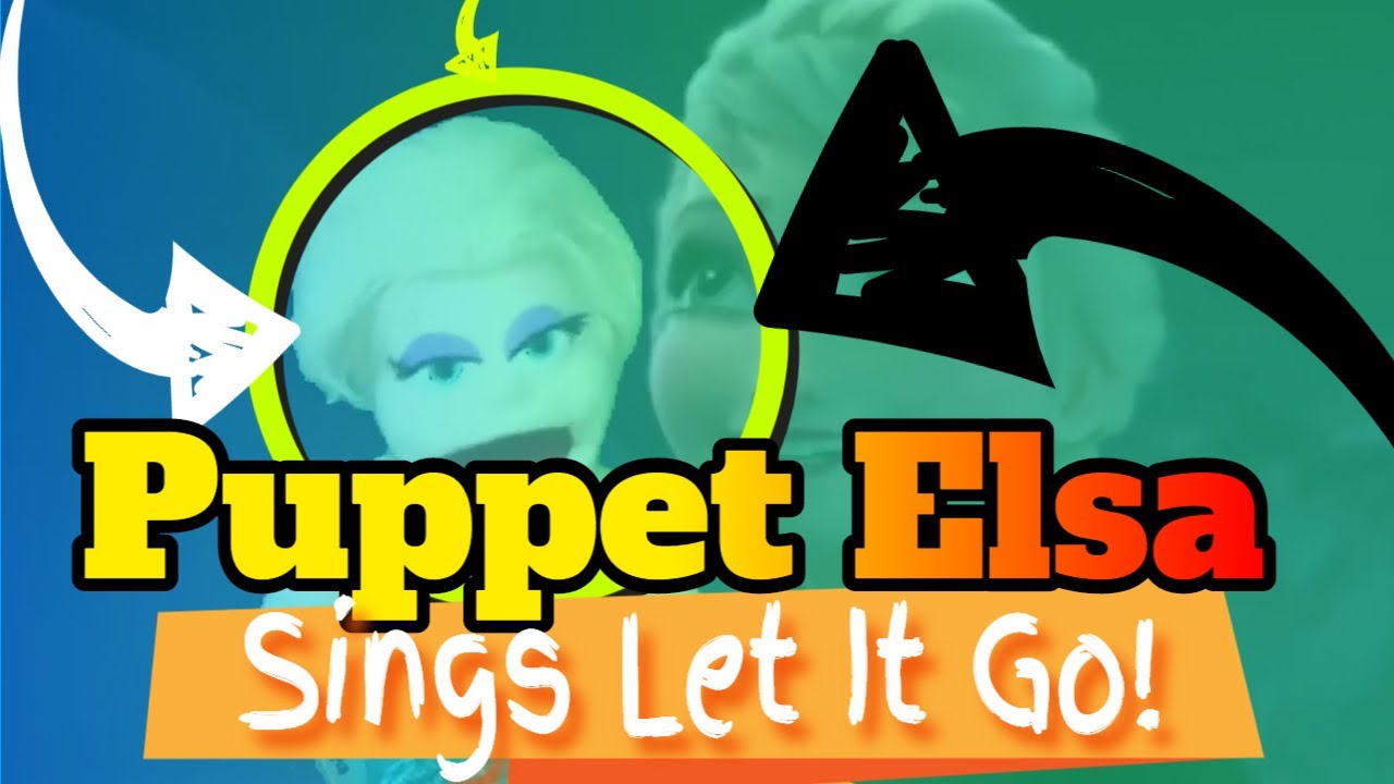 Frozen Test 2 footage - Let It Go - Disney Princess Elsa Funny Puppet video