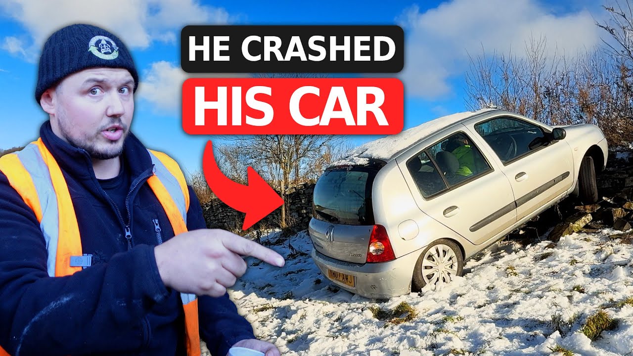 ONE OF OUR WORKERS CRASHED!