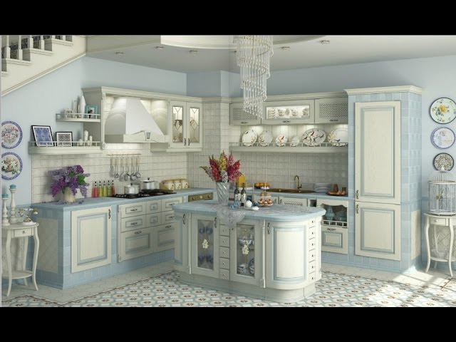 КУХНИ 2017 в стиле Прованс/ фото кухни/французский дизайн/ kitchen design in the style of Provence