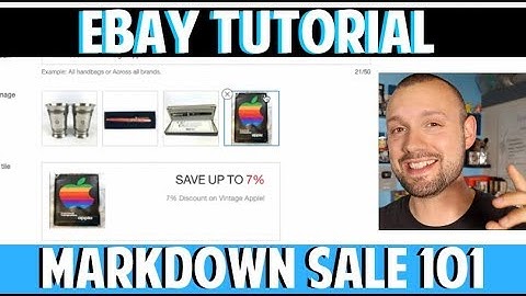 How to Create a Markdown Sale on eBay | eBay for Beginners Tutorial