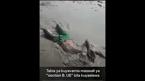 how to swim in Mud/Jinsi yakuogelea kwenye tope