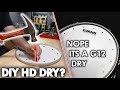 Punching Holes in Drum Heads for @Sounds Like A Drum  - DIY G12 Dry - Part 1