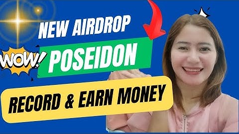 NEW AIRDROP: POSEIDON RECORD AND EARN MONEY | Free Crypto Tutorial