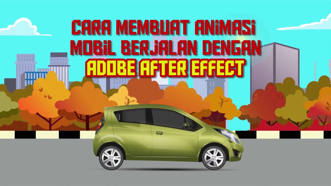 Cara Membuat  Animasi  Mobil  Berjalan Bergerak  di Adobe 