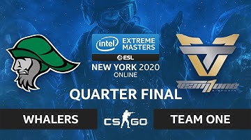 CS:GO - Whalers vs. Team One [Nuke] Map 1 - IEM New York 2020 - Quarter Final - NA
