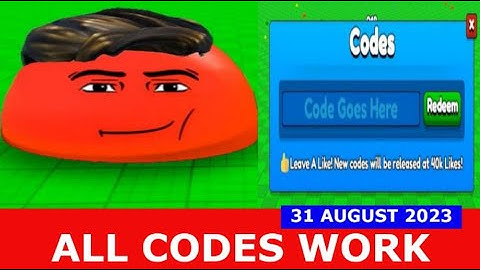 *ALL CODES WORK* Eat Blobs Simulator ROBLOX | August 31, 2023