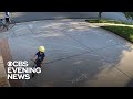 Man draws chalk racetrack for neighborhood kid, more follow
