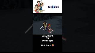 Suikoden 2: Jowy Blight Insane Damage Against Luca Blight