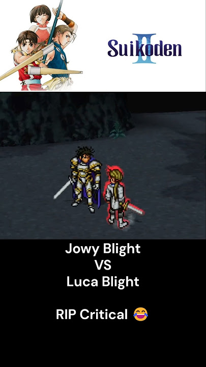 Suikoden 2: Jowy Blight Insane Damage Against Luca Blight