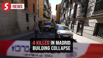 Four dead after Madrid building collapses during hotel conversion