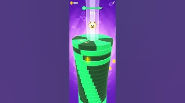 Drop Stack Ball Game Level 406 - short video - More Gaming