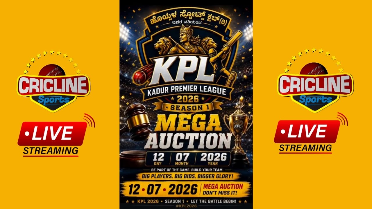 || AUCTION | KPL | KADUR PREMIER LEAGUE - 2026 | KADUR ||
