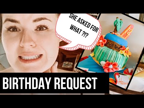 Birthday Tradition || Hawaiian Cake || Pintrest Fail??