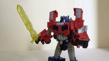 Transformers Titans Return Optimus Prime Voyager Class Stop-Motion