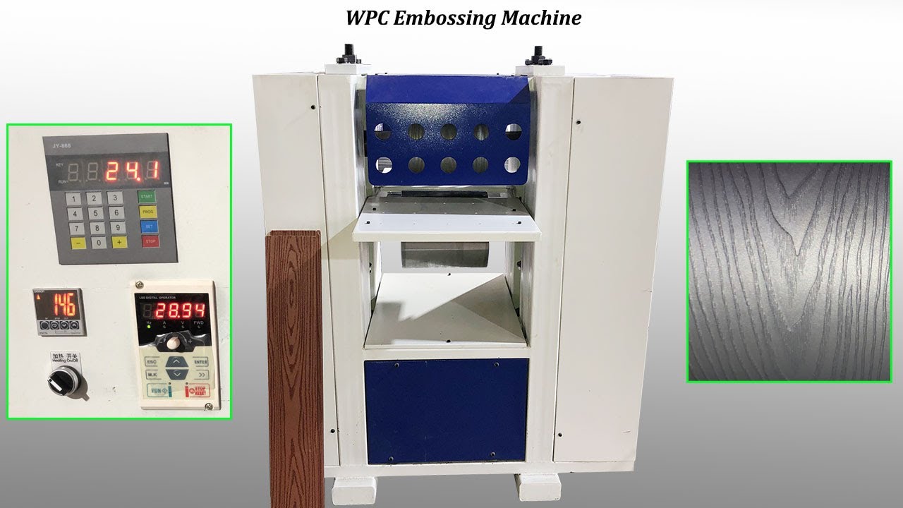 WPC Embossing Machine