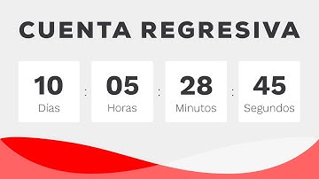 Cuenta Regresiva Fácil y Rápido con Javascript | SimplyCountdown.js